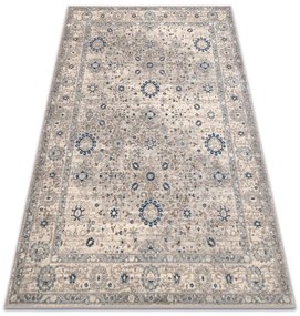 Koberec NAIN Ornament, ram  7335/51635 béžový / modrý