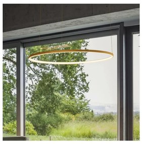 Ideal Lux - LED luster na lanku ORACLE SLIM LED/29W/230V 4000K priemer 50 cm zlatý