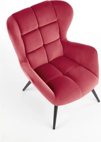 Relaxačné kreslo Tawanna (bordová). Vlastná spoľahlivá doprava až k Vám domov. 1039529