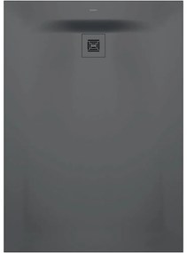 DURAVIT Sustano obdĺžniková sprchová vanička z materiálu DuraSolid, Antislip, 1400 x 1000 x 30 mm, tmavo šedá matná, 720282650000000