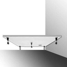 Roth Štvorcová sprchová vanička z liateho mramoru MACAO-M ROTH-Variant: rozmery: 90x90 cm - (MACAO-M 900 - 8000063)