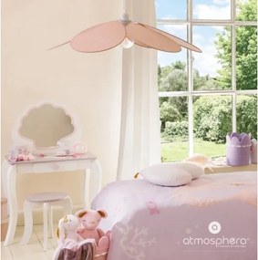 Atmosphera - Detský luster na lanku PETAL 1xE27/40W/230V priemer 64 cm ružový