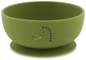 Detská silikónová miska s prísavkou Mr. Dino