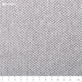 Svetlosivá čalúnená dvojlôžková posteľ s úložným priestorom a roštom 180x200 cm Arendal – Cosmopolitan Design