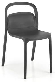 Jedálenská stolička Lipa, čierna