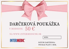 INTERMEDIC SK Darčeková poukážka v hodnote 50 €