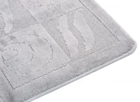 Sada kúpeľňových koberčekov MONO 1107 sivý 6213 3PC BANAN