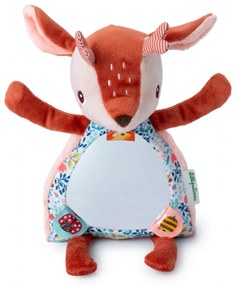 Lilliputiens – textilná hračka so zrkadielkom - jelenček Stella