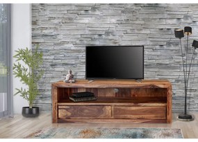 TV stolík Gani 120x50x45 z indického masívu palisander Super natural