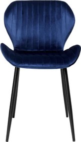 Jedálenská stolička DALLAS VELVET granátová