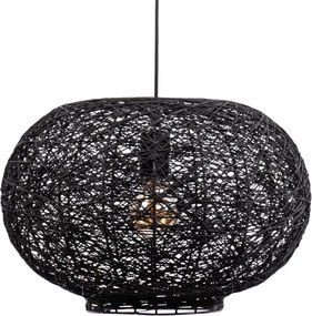 Toolight Toolight, stropné svietidlo 40cm 1xE27 APP1321-1CP, čierna, OSW-02695