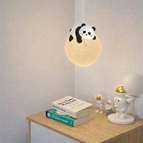 Toolight Toolight, závesné svietidlo PANDA G162-1CP, čierna-biela, OSW-07801