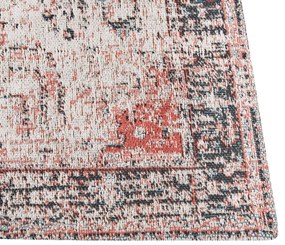 Bavlnený koberec 200 x 300 cm červená/béžová ATTERA Beliani