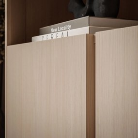 Dizajnová vitrína HARLEM Dub Vicenza 103 cm