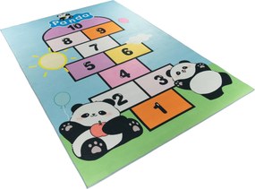 Detský koberec KIDS-PANDAN CRYSTAL PRINT viacfarebný obdĺžnik Rozmer: 80x150 cm