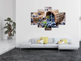 Obraz - Šťavnaté čučoriedky (150x105 cm)