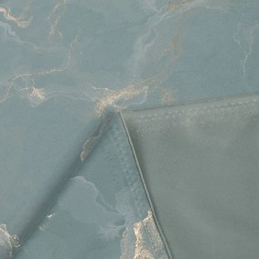 Biante Zamatový záves Isabela IBL-020 Zlatý/dymový mramor na svetlo modrosivom - šírka 270 cm 270x200 cm