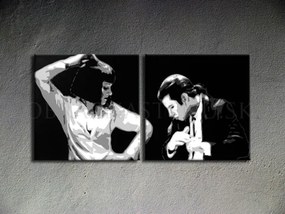 Ručne maľovaný POP Art obraz Pulp Fiction