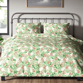 Flanelové obliečky Homa BRES GREEN 140x200 cm