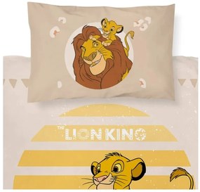 Obliečky do postieľky Leví Kráľ Malý Simba 100x135/40x60 cm