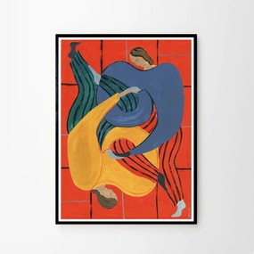 The Poster Club Plagát Hold You Red by Sofia Lind 50x70 cm