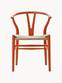 Drevená stolička's tkaným sedadlom CH24 Wishbone Chair