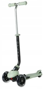 QPlay - Detská kolobežka s LED kolieskami 5 v 1 SEMA PRO zelená