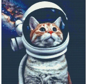 Gario Diamantové maľovanie Chcem byť astronautom Rozmery: 50 x 50 cm, Rámovanie: Iba zrolované plátno, Diamanty: Okrúhle
