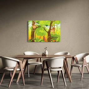 Obraz - Opičiaci (90x60 cm)