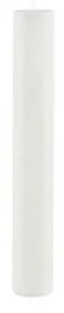 Biela dlhá sviečka Ego Dekor Cylinder Pure, doba horenia 28 h