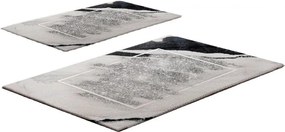 Sivobéžové kúpeľňové predložky v súprave 2 ks 60x100 cm CT – Foutastic