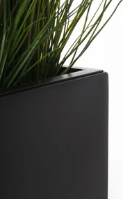 Kvetináč BLOCK, sklolaminát, výška 60 cm, antracit
