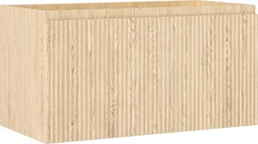 Mexen Rivel, kúpeľňová skrinka 90 cm, 1 zásuvka, drážkovaná, dub, 91A20-09047-1-BF81