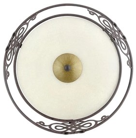 EGLO 86711 - Nástenné stropné svietidlo MESTRE 1 x E27/60W antická hnedá / zlatá