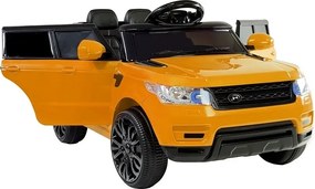 LEAN CARS Elektrické autíčko HL1638 s diaľkovým ovládaním, MP3 a LED svetlom oranžové