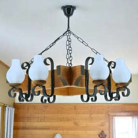 Brilagi - Luster na reťazi QUEEN 8xE14/40W/230V buk