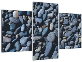 Obraz plážových kamienkov (90x60 cm)