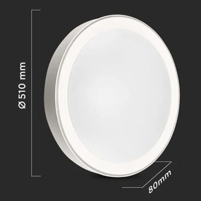LED Stmievateľné stropné svietidlo LED/40W/230V 3000K/4000K/6500K + DO