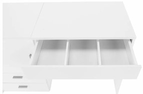 Viacúčelový stôl pre krajčírky Tailor - biela