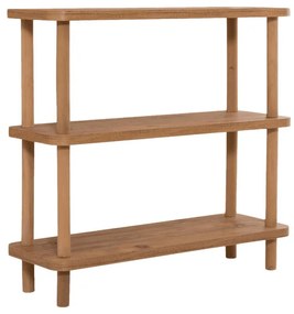 Knižnica v dekore borovice v prírodnej farbe 80x75 cm Step - Kalune Design
