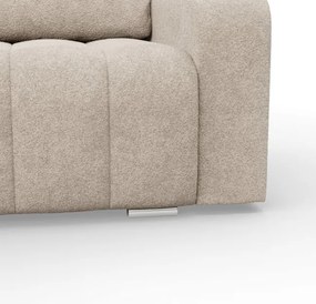 Rohová rozkladacia sedačka ABRIELLE ľavá, béžová