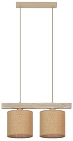 Brilagi - Luster na lanku FOREST 2xE27/15W/230V borovica/hnedá