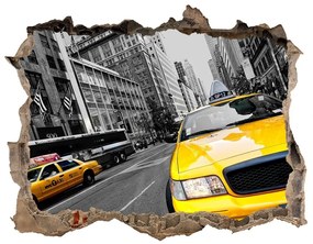 Foto fotografie díra na zeď New york taxi nd-k-41983916