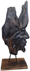 wood relief PATUNG FACE