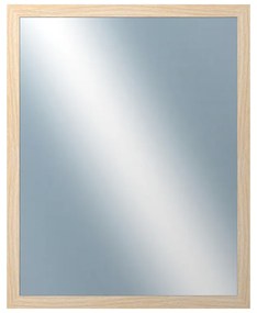 DANTIK - Zrkadlo v rámu, rozmer s rámom 40x50 cm z lišty KASSETTE dub bielený (2861)
