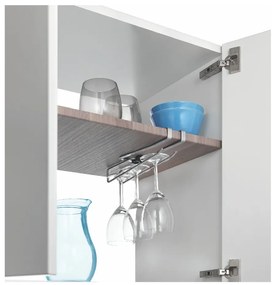 Závesný držiak na hrnčeky, poháriky či kuchynské utierky Metaltex, dĺžka 8 cm