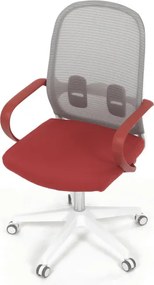 Kancelárska stolička červená KA-S425 RED