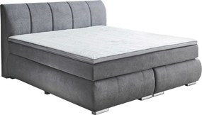 XXXLutz BOXSPRINGOVÁ POSTEĽ, 180/200 cm, sivá Carryhome - Online Only spálne - 002157034501
