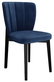 Moderná čalúnená stolička ST106, Dostupné poťahy: Baloo 2074, Farby: čierna