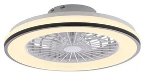 JUST LIGHT. 14447-18 - LED RGBW stmievateľný stropný ventilátor LENO LED/44W/230